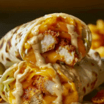 Cheesy Chicken Garlic Wraps