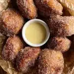 Sourdough Fried Peaches with Crème Anglaise Recipe 6 Sourdough Fried Peaches with Crème Anglaise Recipe