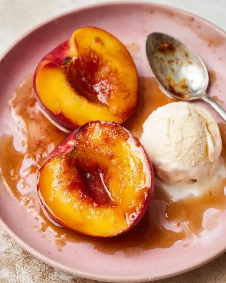 Baked Nectarines with Cinnamon Honey Sauce Recipe