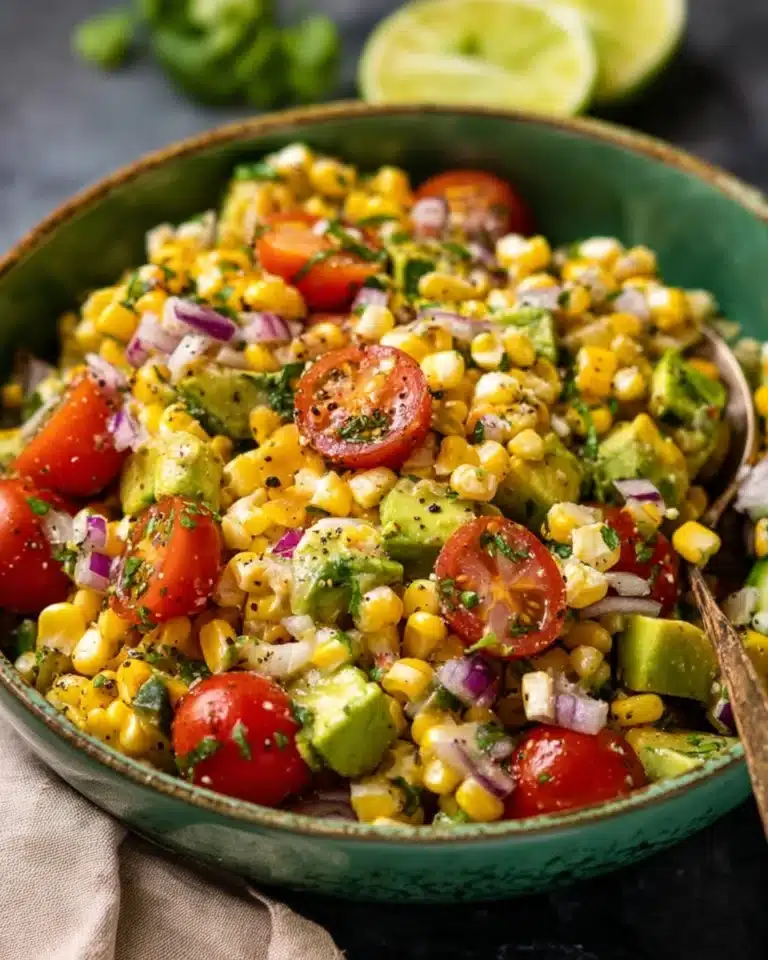 Summer Corn Salad with Avocado Recipe