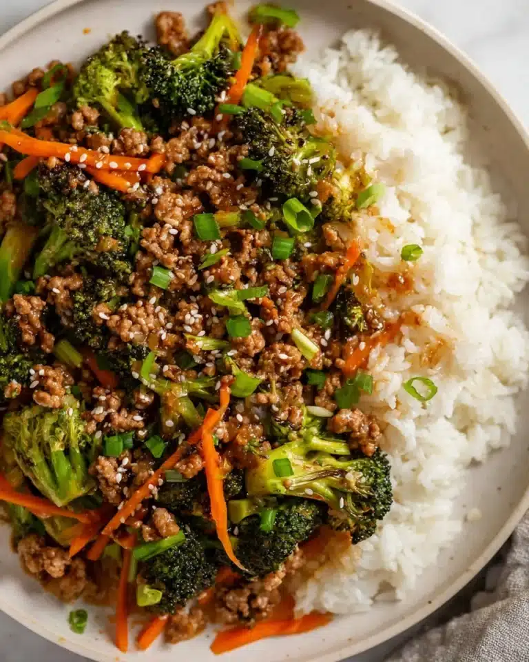 Ground Turkey Teriyaki Stir Fry Recipe