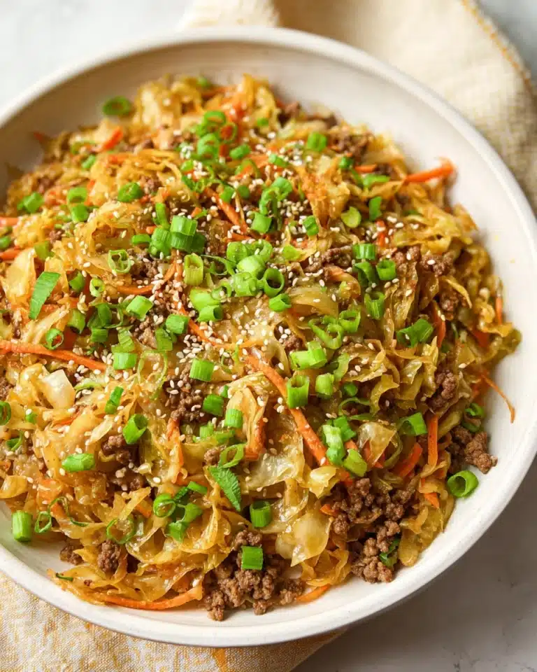 Inside Out Egg Roll in a Bowl Recipe