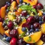 Blueberry Peach Feta Salad Recipe 6 Blueberry Peach Feta Salad Recipe