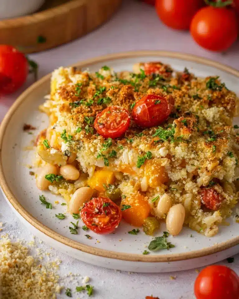 White Bean and Pesto Bake Recipe