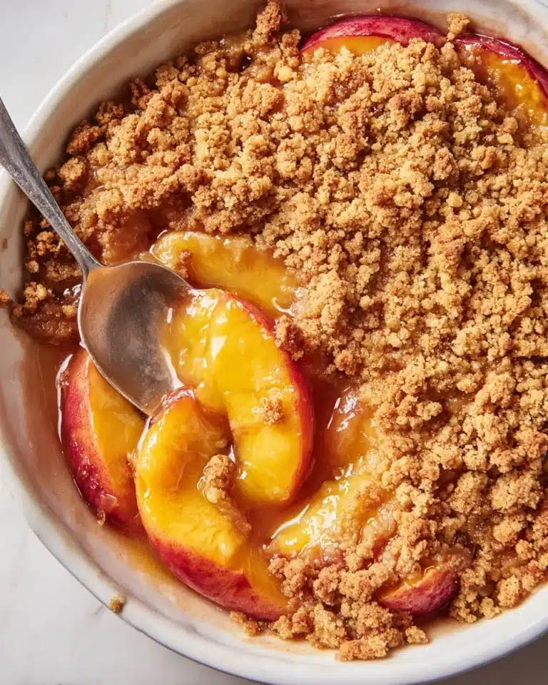 Peach Crumble Recipe