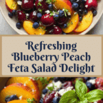 Blueberry Peach Feta Salad Recipe