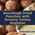 Sourdough Fried Peaches with Crème Anglaise Recipe