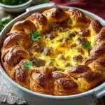 Overnight Croissant Breakfast Casserole 4 Cranberry Orange Breakfast Cake Recipe