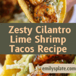 Cilantro Lime Shrimp Tacos with Creamy Slaw Recipe