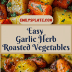 Garlic Herb Roasted Potatoes, Carrots, and Zucchini Recipe