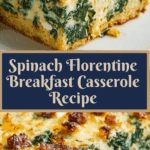Spinach Florentine Breakfast Casserole Recipe