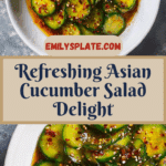 Easy Asian Cucumber Salad Recipe
