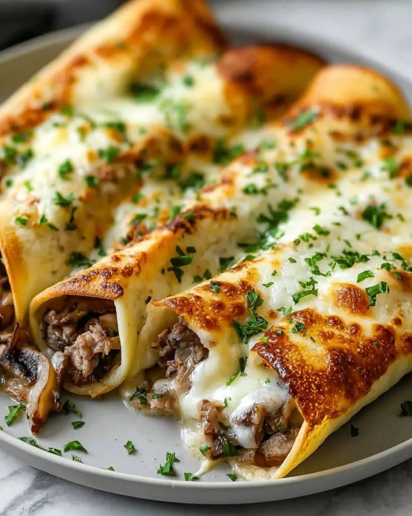 Keto Philly Cheesesteak Rolls Recipe