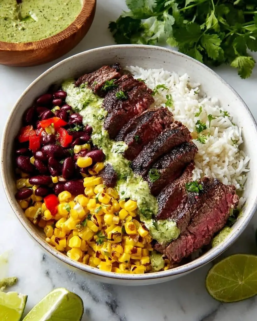 Cilantro Lime Steak Bowls Recipe