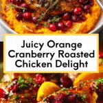 Easy Orange Cranberry Roasted Chicken Recipe