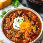 Crock Pot Beef and Bean Chili Recipe