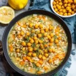 Chickpea and Pearl Barley Stew with Lemon and Dill Recipe
