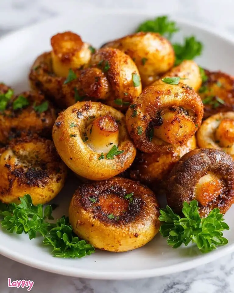 Air Fryer Mushrooms Recipe