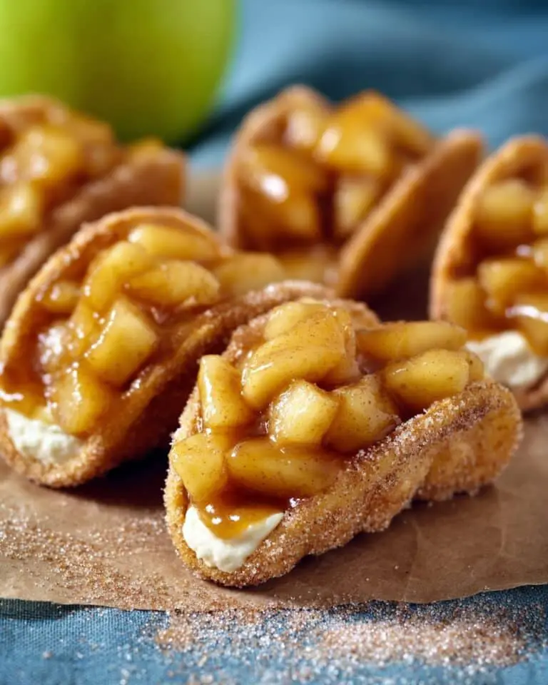 Mini Cheesecake Apple Tacos Recipe
