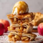 Homemade McDonald's Apple Pies with Fluffy Puff Pastry and Gooey Apple Filling Recipe