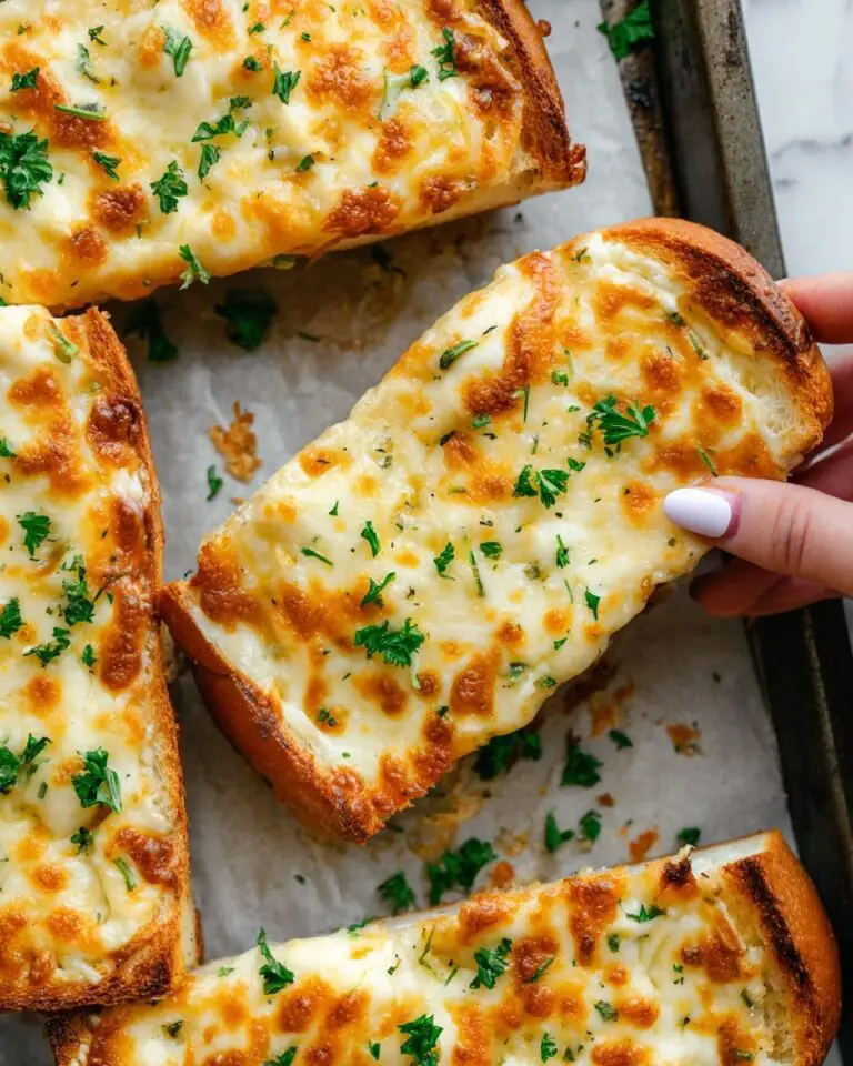 Easy Cheesy Garlic Bread Recipe