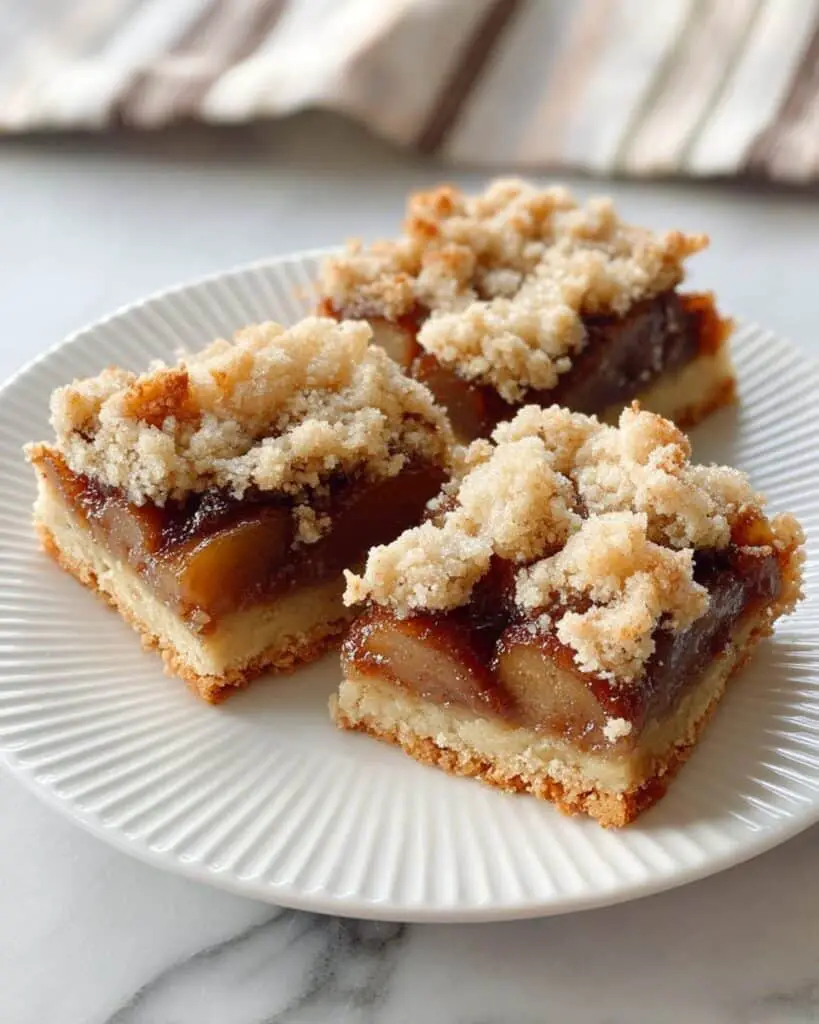 Healthy Apple Pie Bars (Gluten Free + Vegan) Recipe