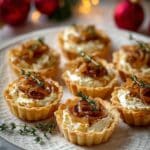 Caramelized Onion and Goat Cheese Tartlets Recipe