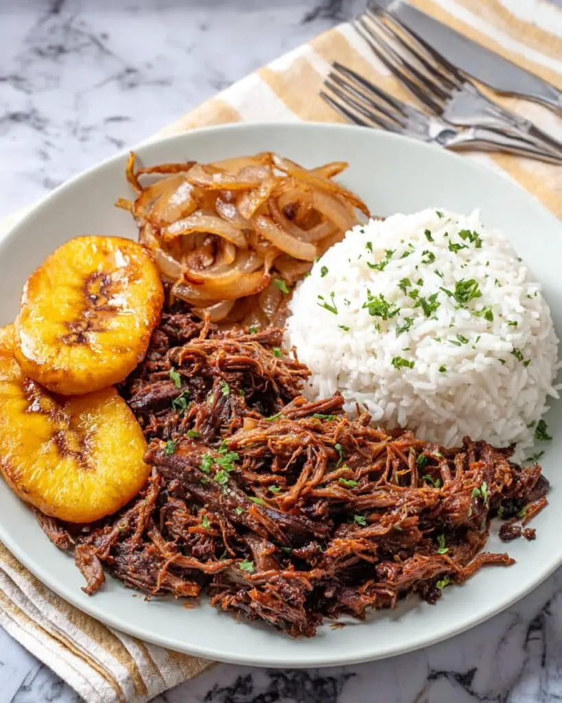 Vaca Frita: Crispy Shredded Beef with Sautéed Onions Recipe