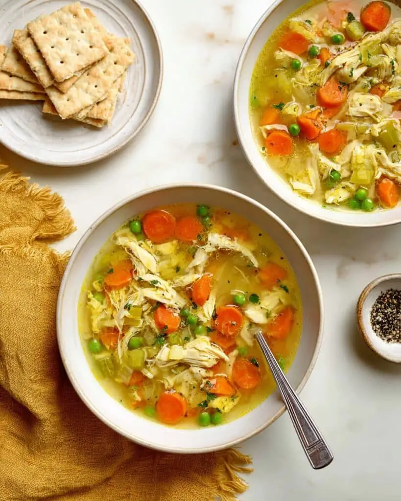 Anti-Inflammatory Chicken Ginger Soup Recipe