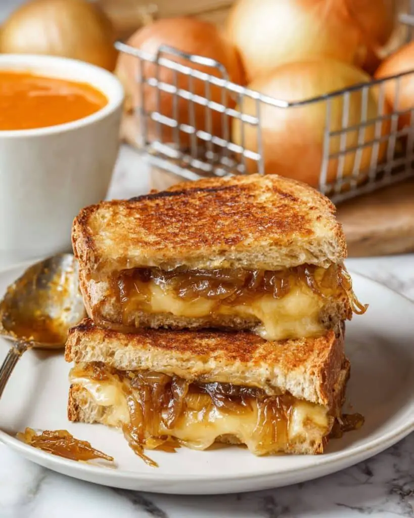 French Onion Grilled Cheese Sandwich Recipe