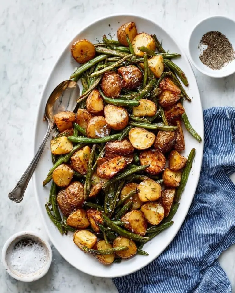 Roasted Green Beans and Potatoes Recipe