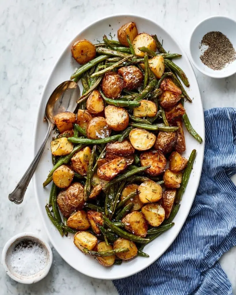 Roasted Green Beans and Potatoes Recipe