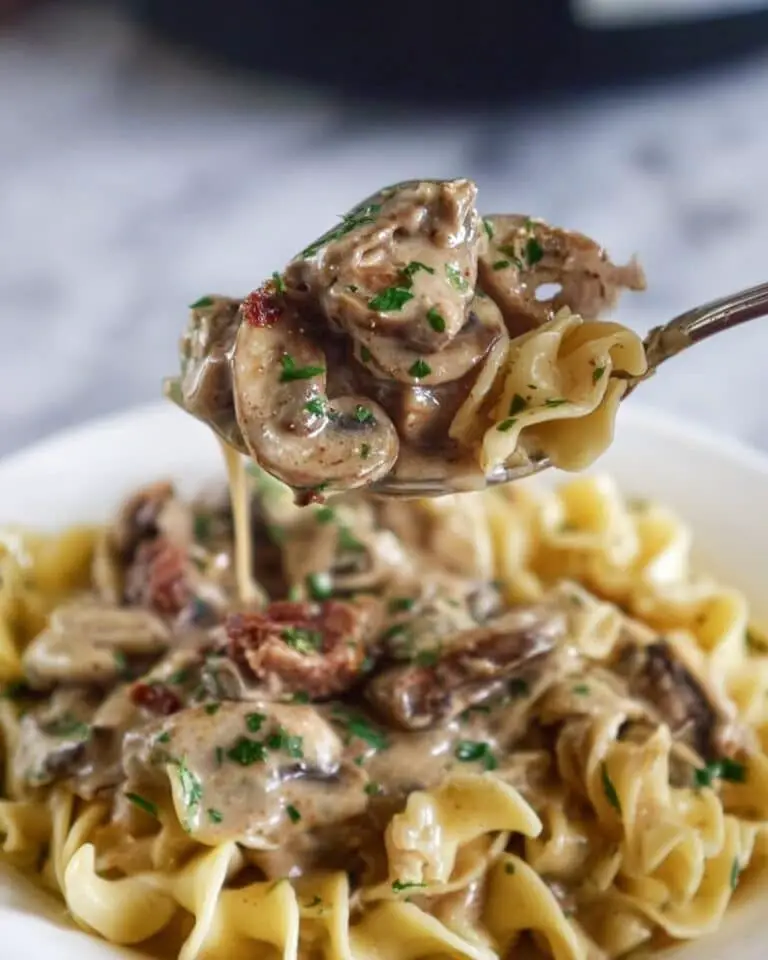 Slow Cooker Beef Stroganoff Recipe