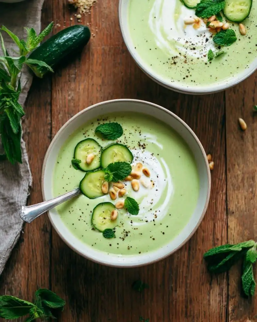 Creamy Cucumber Gazpacho Recipe