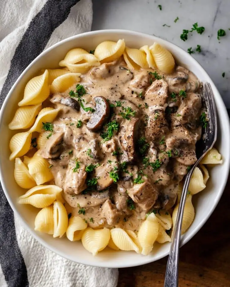 Slow Cooker Beef Stroganoff Recipe