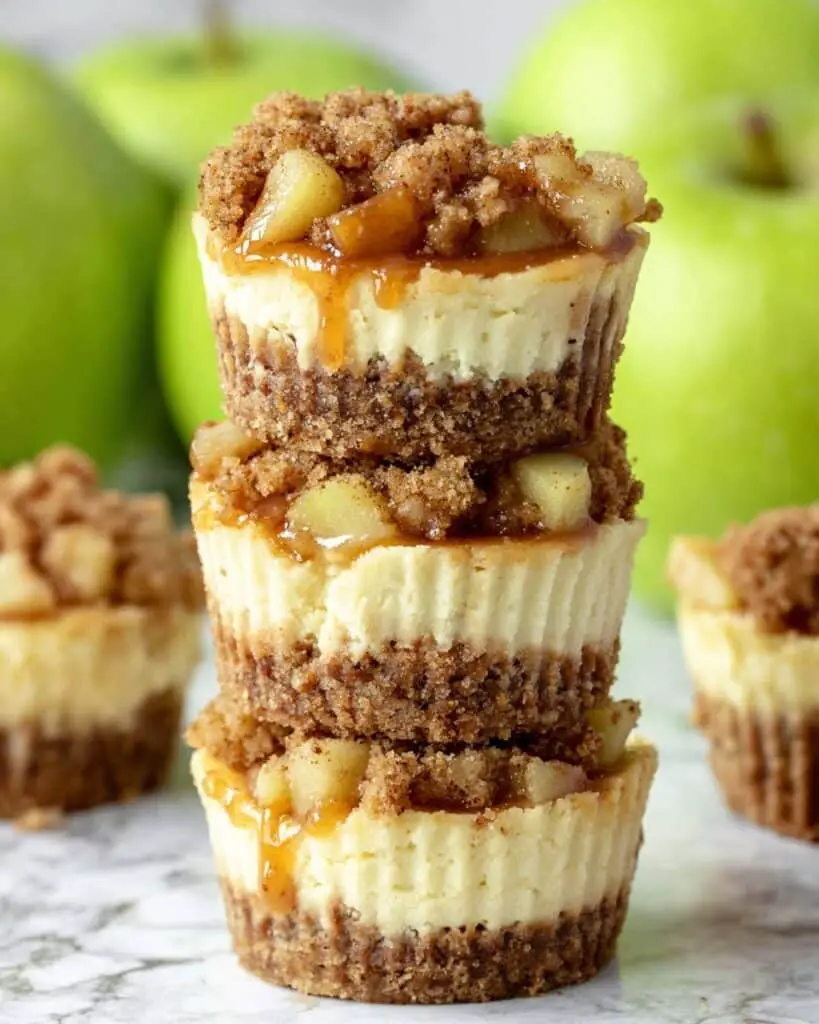 Apple Crisp Mini Cheesecakes Recipe