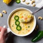 Vegan Jalapeno Popper Soup Recipe