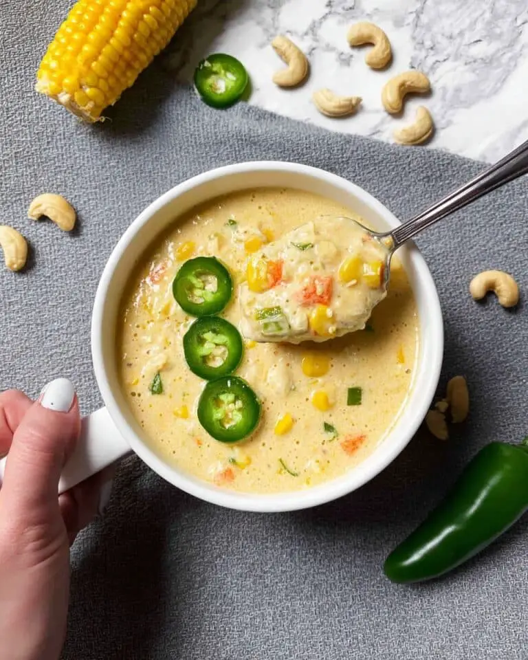 Vegan Jalapeno Popper Soup Recipe