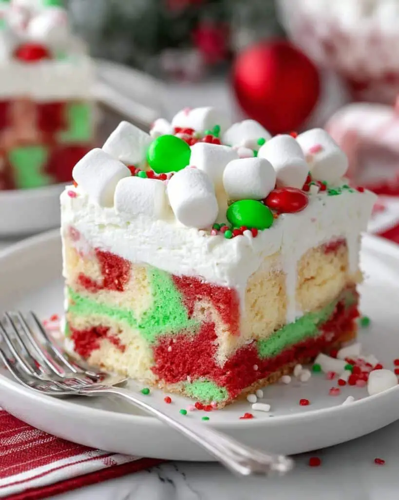 Christmas Poke Cake Recipe
