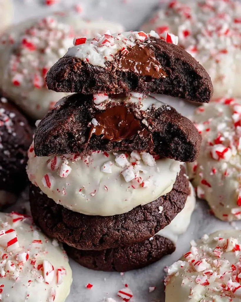 Peppermint Bark Cookies Recipe