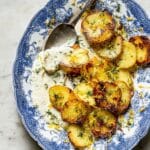 Crispy Parmesan Roasted Potatoes with Garlic, Lemon & Herbs Recipe