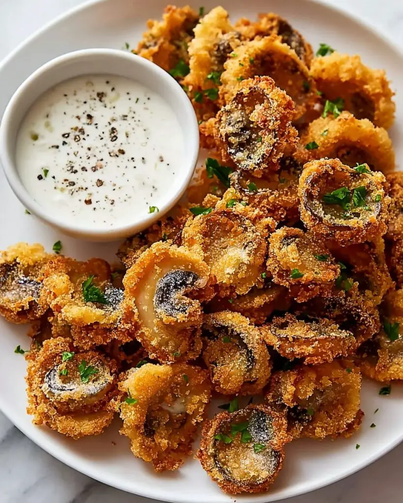 Air Fryer Ranch Mushrooms Recipe