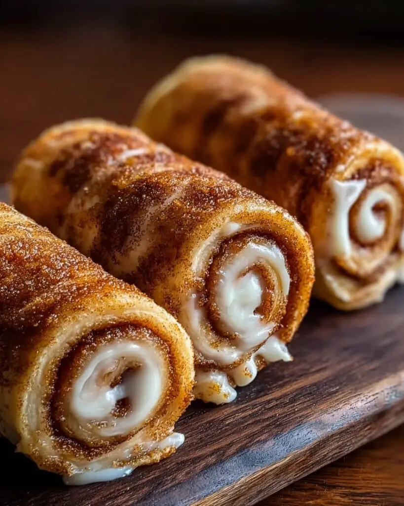 Crispy Keto Cinnamon Cream Cheese Roll Ups Recipe
