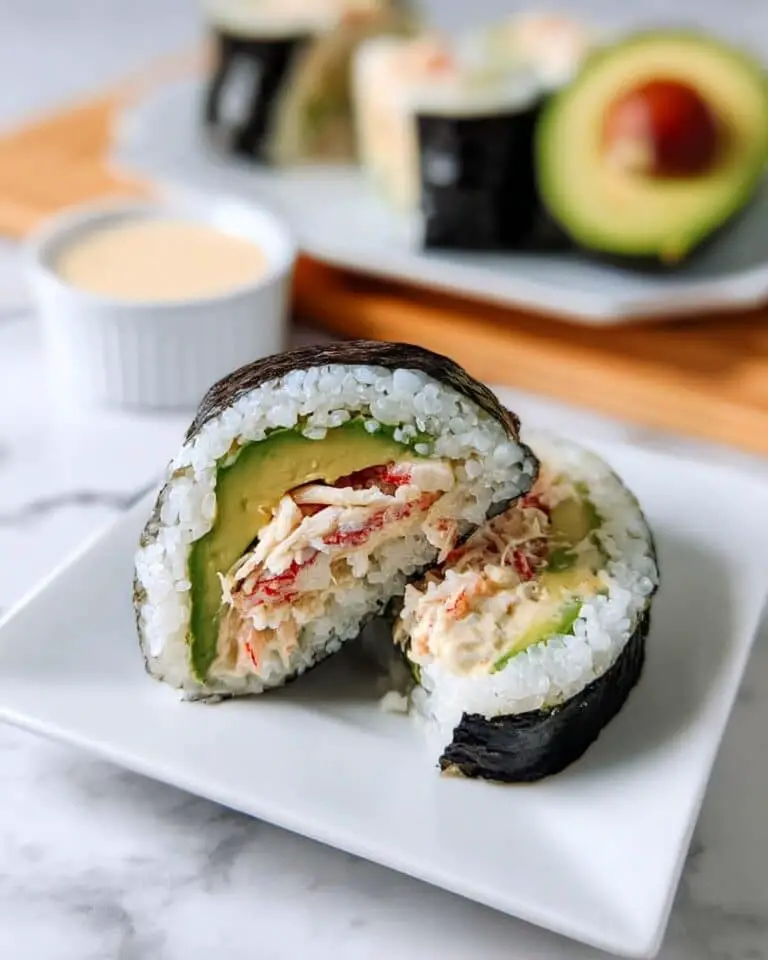 California Roll Rice Paper Sushi Sandwich (Onigirazu) Recipe