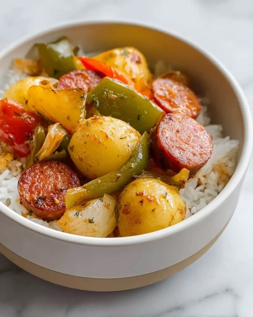 Easy Air Fryer Sausage and Potatoes Recipe