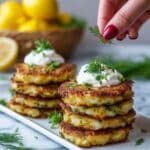 Cauliflower Fritters with Lemon, Herbs, and Parmesan Recipe