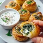 Crispy Rice Paper Spanakopita for a Guilt-Free Snack Recipe