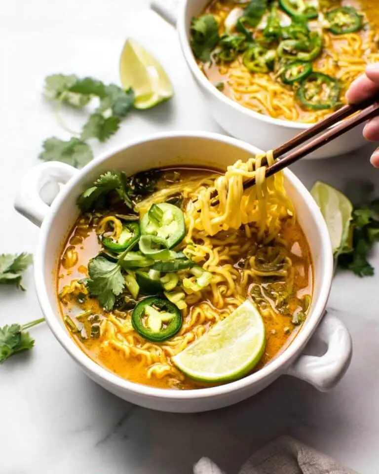 Vegan Curry Ramen Noodles Recipe