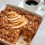 Vanilla Brown Butter Pear Baked Oatmeal Recipe