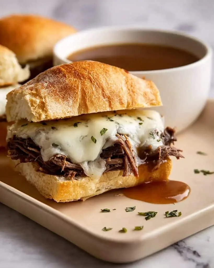 Crockpot French Dip Sandwiches Recipe